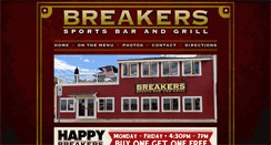 Desktop Screenshot of breakerssportsbarandgrill.com